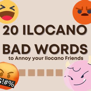 20 Ilocano Bad Words to Annoy your Ilocano Friends